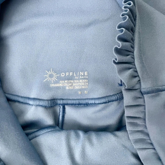 Offline By Aerie Extra High Waist Ruffle Real Me Crossover 7/8 Leggings - Picture 5 of 7